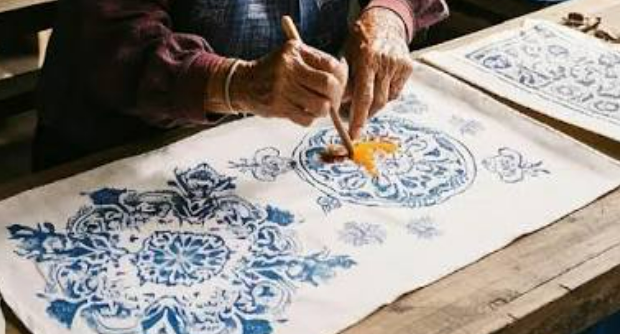 beeswax batik dyeing
